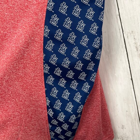 St Louis Cardinals Short Sleeve Mini Logo Baseball Silky T-Shirt - Picture 3 of 7